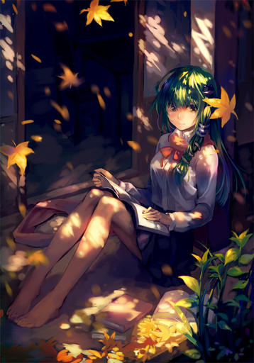 Touhou Project 08: Imperishable Night - Санаэ Котия. Краткая биография [перевод и фан-арт]